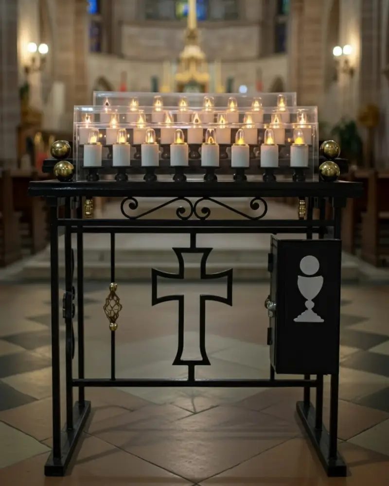 Lamparario en Hierro Forjado de 31 Velas